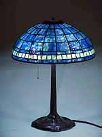 tiffany desk lamp geometric design #1901